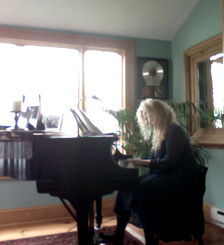 Writing at the piano